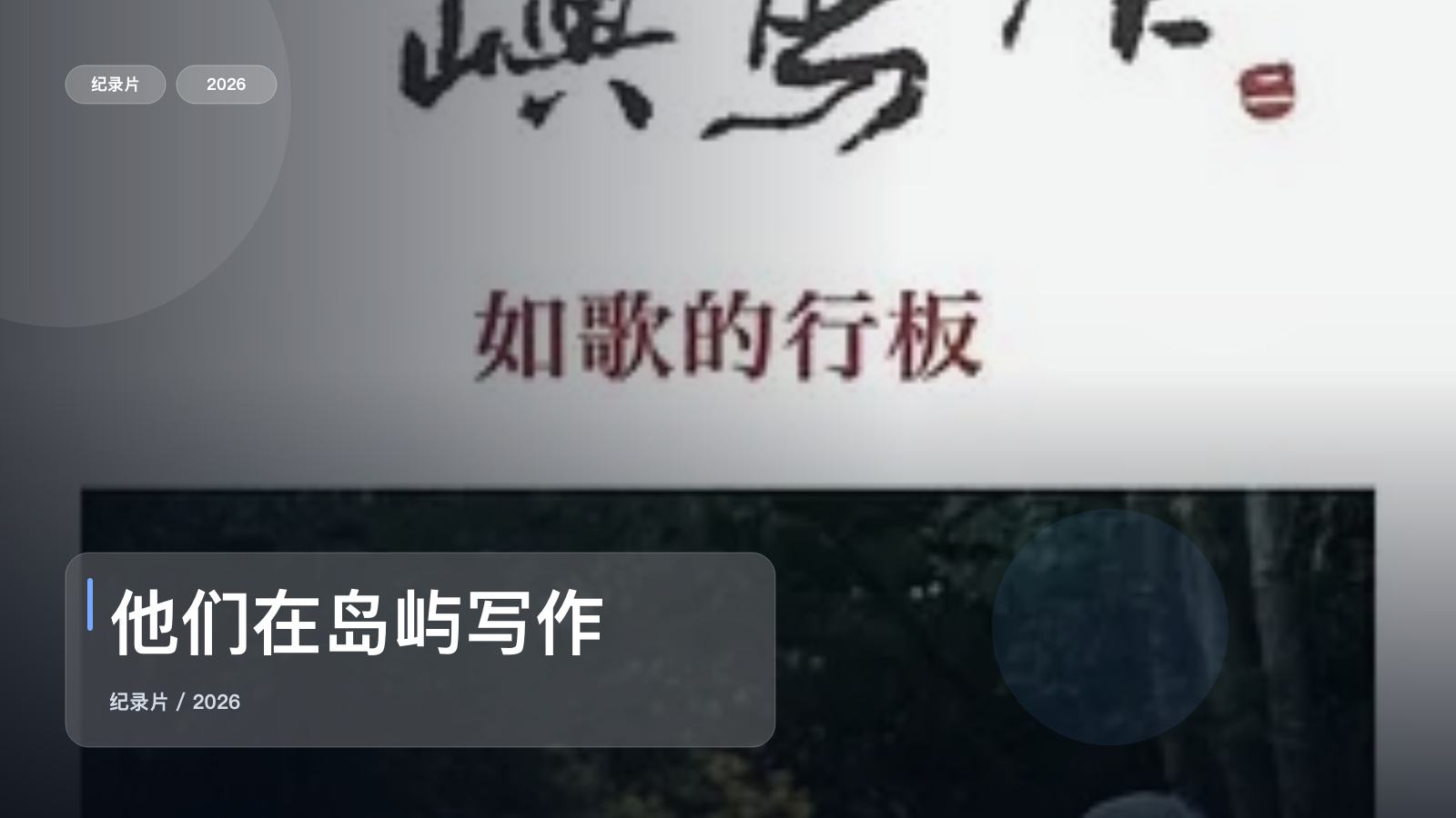 他们在岛屿写作