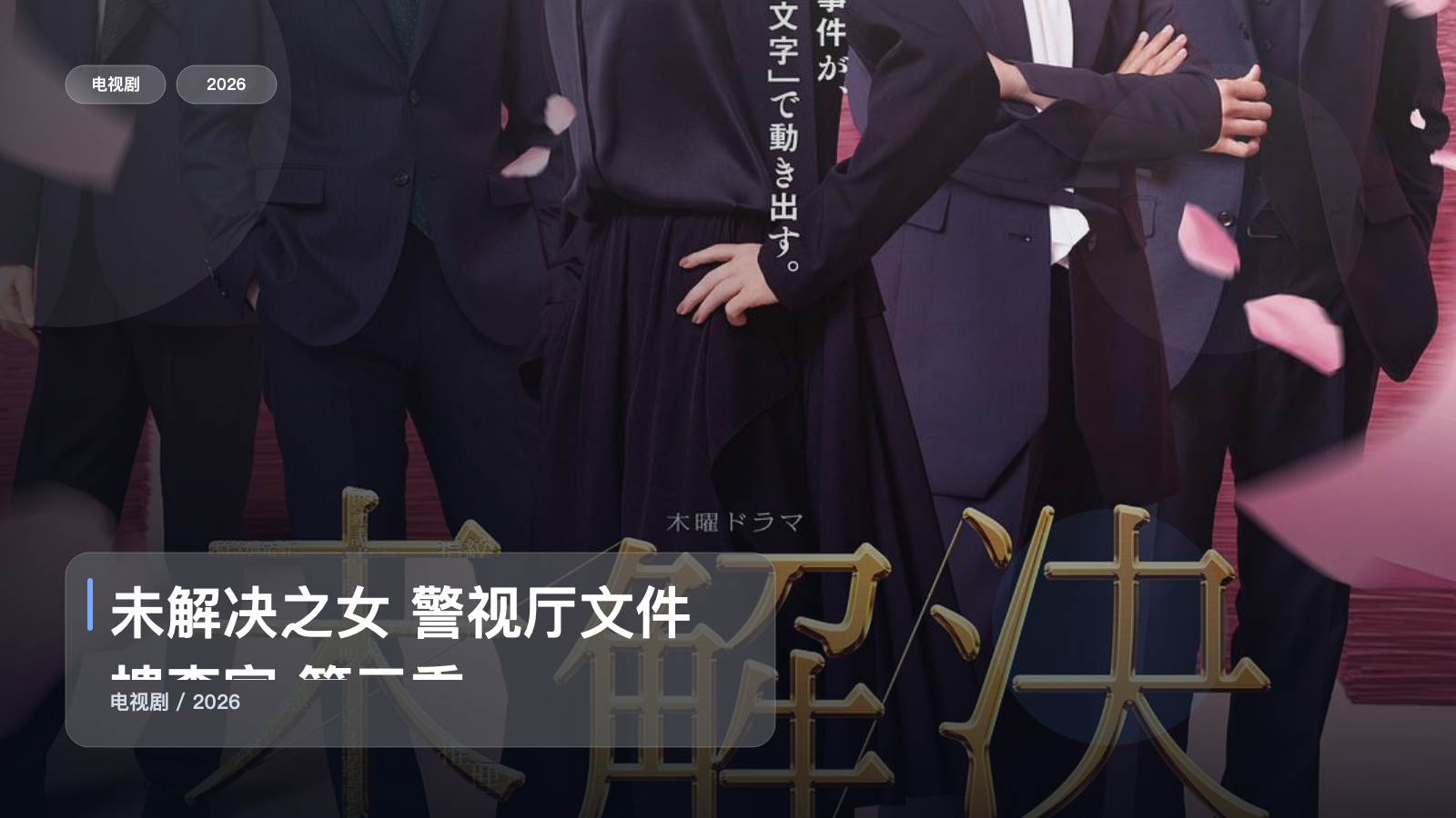 未解决之女 警视厅文件捜査官 第三季