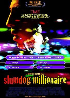 【高分电影】贫民窟的百万富翁(2009) 剧情/爱情 1080P蓝光 中文字幕