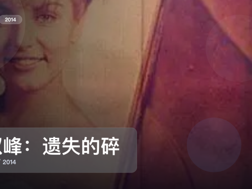 后劲太大了!《双峰:遗失的碎片》 2014 1080P英语中字 未删减 限时转存