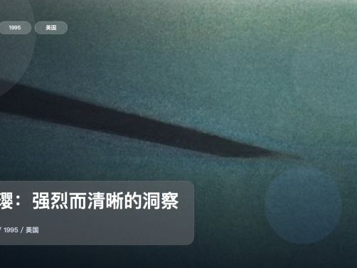 后劲太大了！《林璎：强烈而清晰的洞察力》 1995 未删减 限时转存