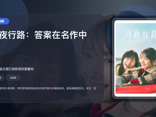 这部日剧越看越上头！《月夜行路：答案在名作中》 2026 夸克网盘 未删减 限时转存