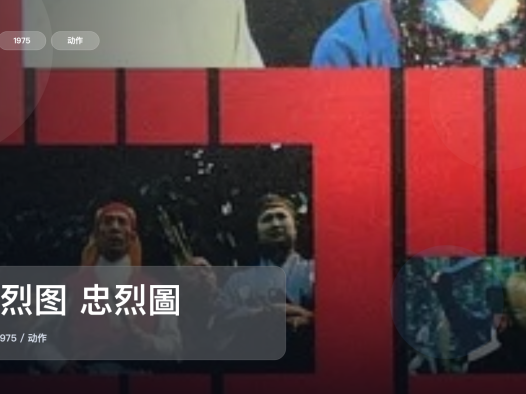 太劲爆了!香港动作片《忠烈图 忠烈圖》 1975 未删减 限时转存