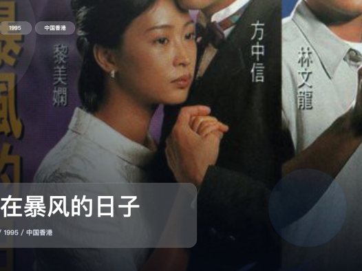强推!《爱在暴风的日子》 1995 中文字幕 未删减 限时转存