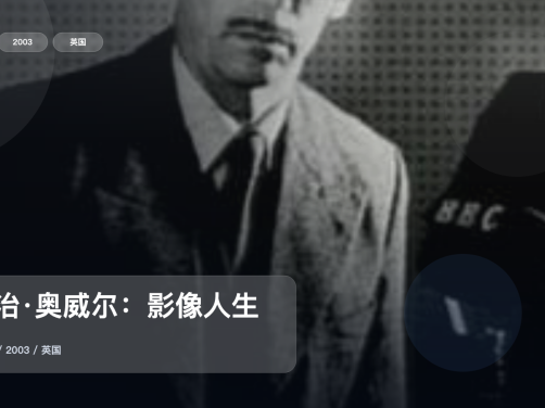 后劲太大了!《乔治·奥威尔:影像人生》 2003 未删减 限时转存