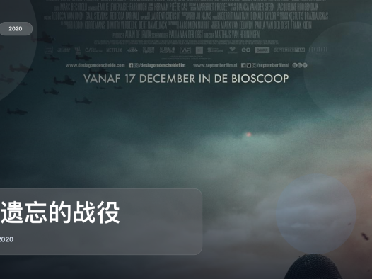 冷门但真好看!《被遗忘的战役》 2020 未删减 限时转存